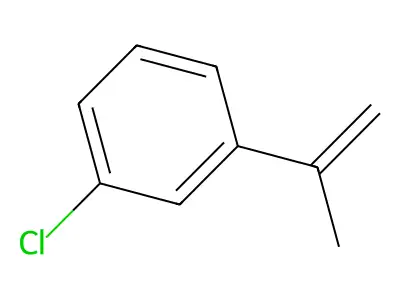 m-Isopropenylchlorobenzene structure