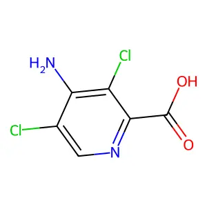 4-氨基-3,5-二氯吡啶-2-甲酸 structure
