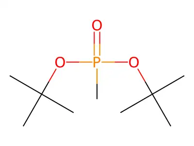 DI-Tert-butyl methylphosphonate structure