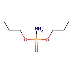 1-[Amino(propoxy)phosphoryl]oxypropane structure