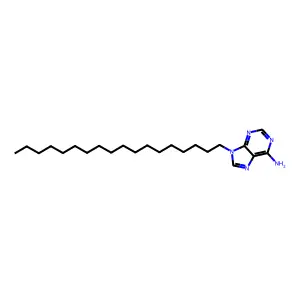 9-Octadecyl-9H-purin-6-amine structure