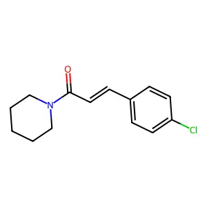 3-(4-Chlorophenyl)-1-(piperidin-1-yl)prop-2-en-1-one structure