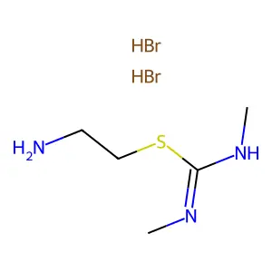 Pseudourea, 2-(2-aminoethyl)-1,3-dimethyl-2-thio-, dihydrobromide structure