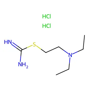 2-(二乙氨基)乙基脒基硫酯-氯化氢(1/2) structure