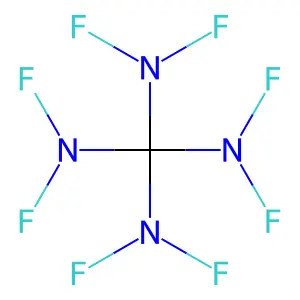 八氟甲烷四胺 structure