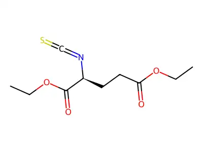 Diethyl 2-isothiocyanatoglutarate structure