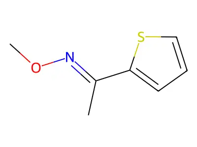N-methoxy-1-thiophen-2-ylethanimine structure