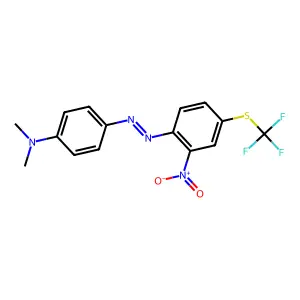 N,N-Dimethyl-4-[2-nitro-4-(trifluoromethylthio)phenylazo]aniline structure