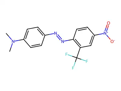 Benzenamine, N,N-dimethyl-4-[2-[4-nitro-2-(trifluoromethyl)phenyl]diazenyl]- structure