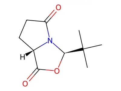 3-t-Butyl-dihydro-pyrrolo[1,2-c]oxazole-1,5-dione structure