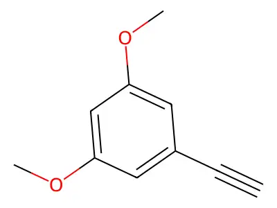 1-Ethynyl-3,5-dimethoxybenzene structure