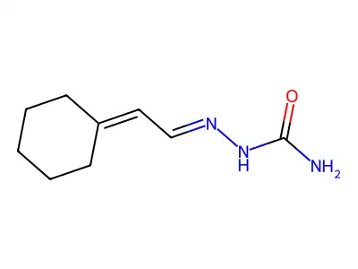 (2-Cyclohexylideneethylideneamino)urea structure