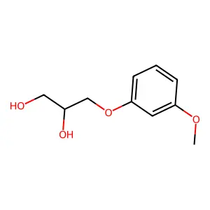 3-(3-甲氧基苯氧基)丙烷-1,2-二醇 structure