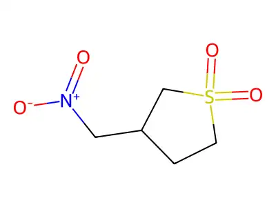 3-(Nitromethyl)-1lambda6-thiolane-1,1-dione structure