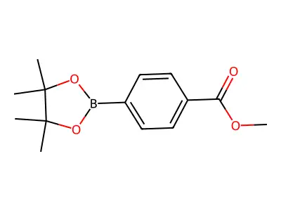Methyl 4-(4,4,5,5-tetramethyl-1,3,2-dioxaborolan-2-yl)benzoate structure
