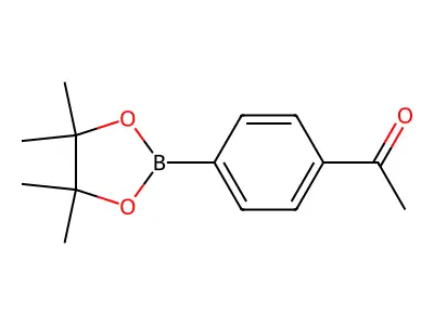 1-(4-(4,4,5,5-Tetramethyl-1,3,2-dioxaborolan-2-yl)phenyl)ethan-1-one structure