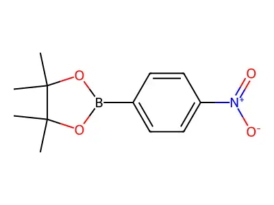 4,4,5,5-Tetramethyl-2-(4-nitrophenyl)-1,3,2-dioxaborolane structure