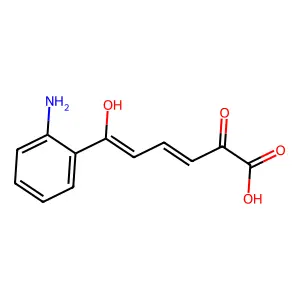 2,4-Hexadienoic acid, 6-(2-aminophenyl)-2-hydroxy-6-oxo- structure