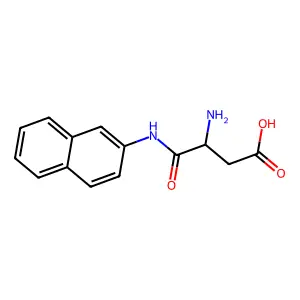 天冬氨酸β-萘酰胺 structure