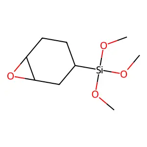 三甲氧基-7-氧杂双环[4.1.0]庚-3-基硅烷 structure