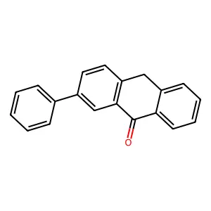2-phenyl-10H-anthracen-9-one structure
