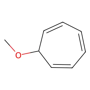 7-Methoxycycloheptatriene structure