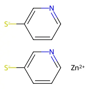 3-巯基吡啶锌盐 structure