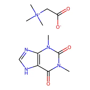 Theophylline-betaine structure