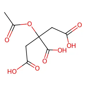 柠檬酸乙酸酯 structure