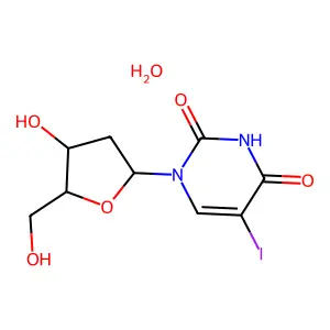 Idoxuridine monohydrate structure