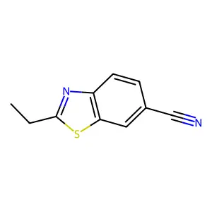 2-Ethyl-1,3-benzothiazole-6-carbonitrile structure