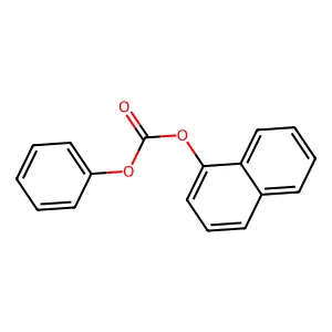 Naphthalen-1-yl phenyl carbonate structure