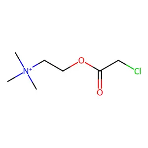 Ethanaminium, 2-[(chloroacetyl)oxy]-N,N,N-trimethyl- structure