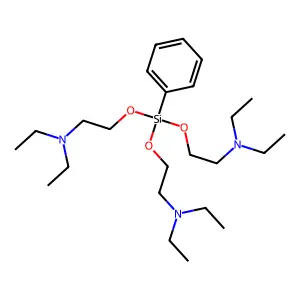 Triethylamine, 2,2''',2''''''-((phenylsilylidyne)trioxy)tris- structure