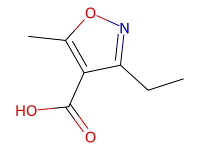 3-Ethyl-5-methyl-1,2-oxazole-4-carboxylic acid structure