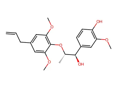 Myrislignan structure
