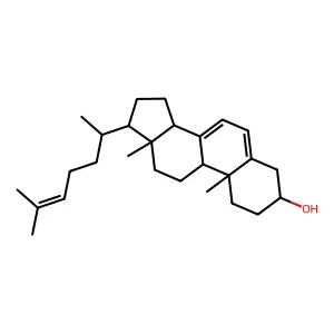 7-脱氢链甾醇 structure