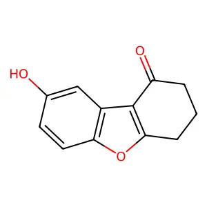 8-Hydroxy-3,4-dihydro-2H-dibenzofuran-1-one structure