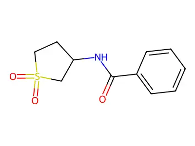 N-(1,1-dioxidotetrahydrothiophen-3-yl)benzamide structure