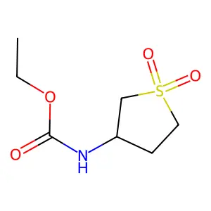 Ethyl (1,1-dioxidotetrahydrothiophen-3-yl)carbamate structure