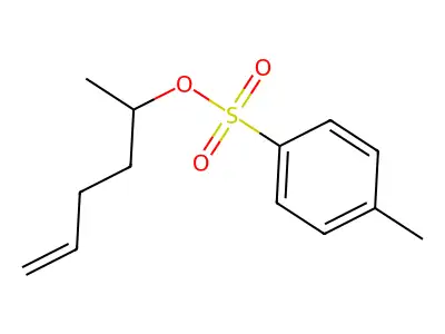 Hex-5-en-2-yl 4-methylbenzene-1-sulfonate structure