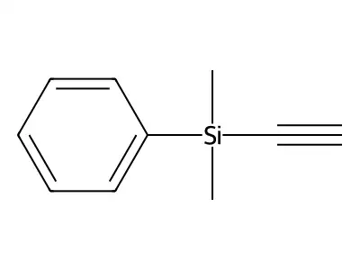 (Dimethylphenylsilyl)acetylene structure