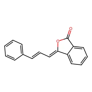 3-Cinnamylidene-2-benzofuran-1-one structure