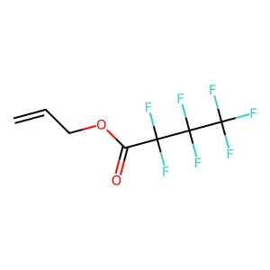 Allyl heptafluorobutyrate structure