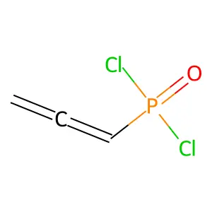 Phosphonic dichloride, 1,2-propadienyl- structure