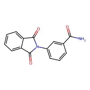 3-(1,3-dioxo-1,3-dihydro-2H-isoindol-2-yl)benzamide structure
