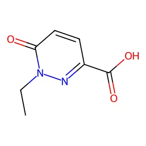1-Ethyl-6-oxo-1,6-dihydropyridazine-3-carboxylic acid structure