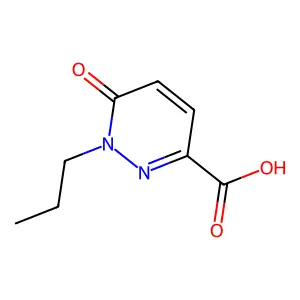 1,6-Dihydro-6-oxo-1-propyl-3-pyridazinecarboxylic acid structure