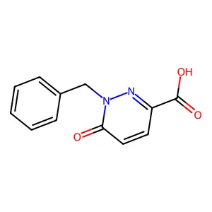 1-Benzyl-6-oxo-1,6-dihydropyridazine-3-carboxylic acid structure