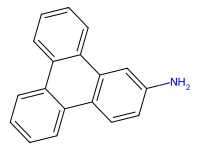 Triphenylen-2-amine structure